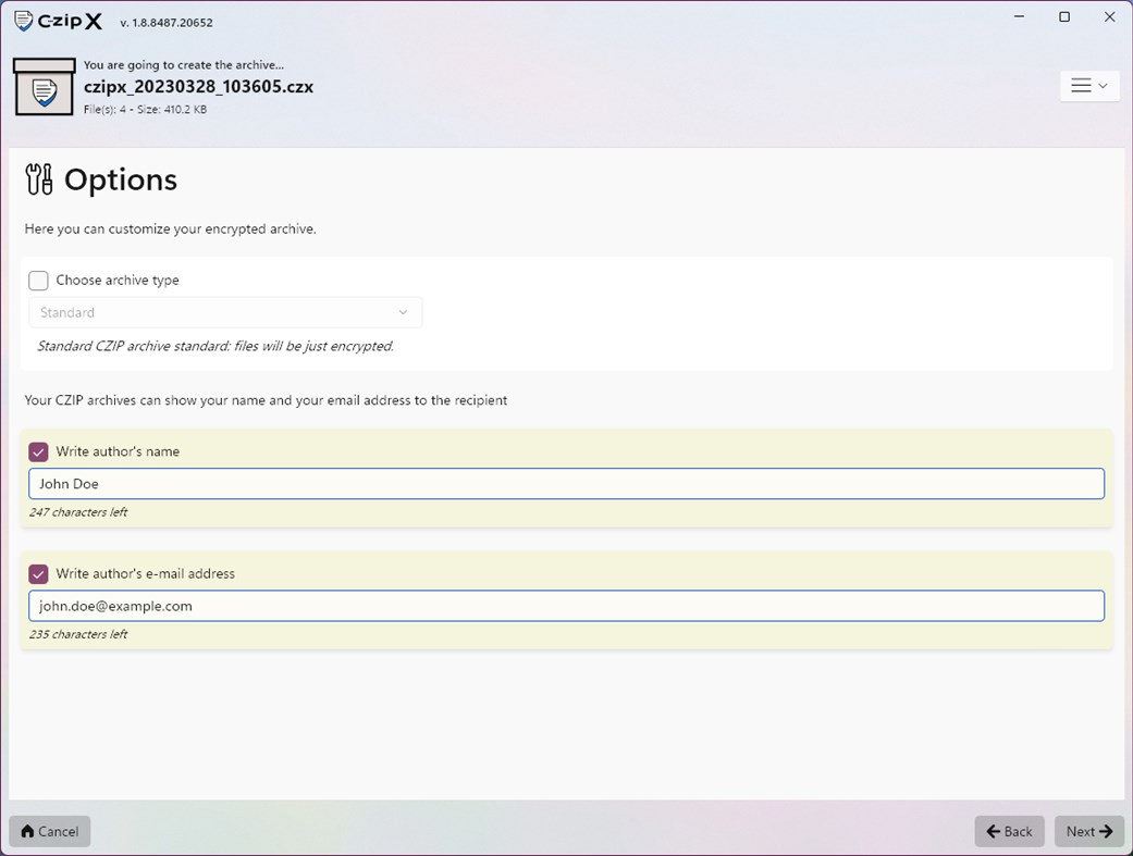 #5. CZIP X (Windows) 由: The ZipGenius Team
