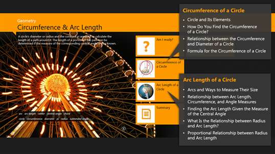Geometry: Circumference & Arc Length screenshot 6