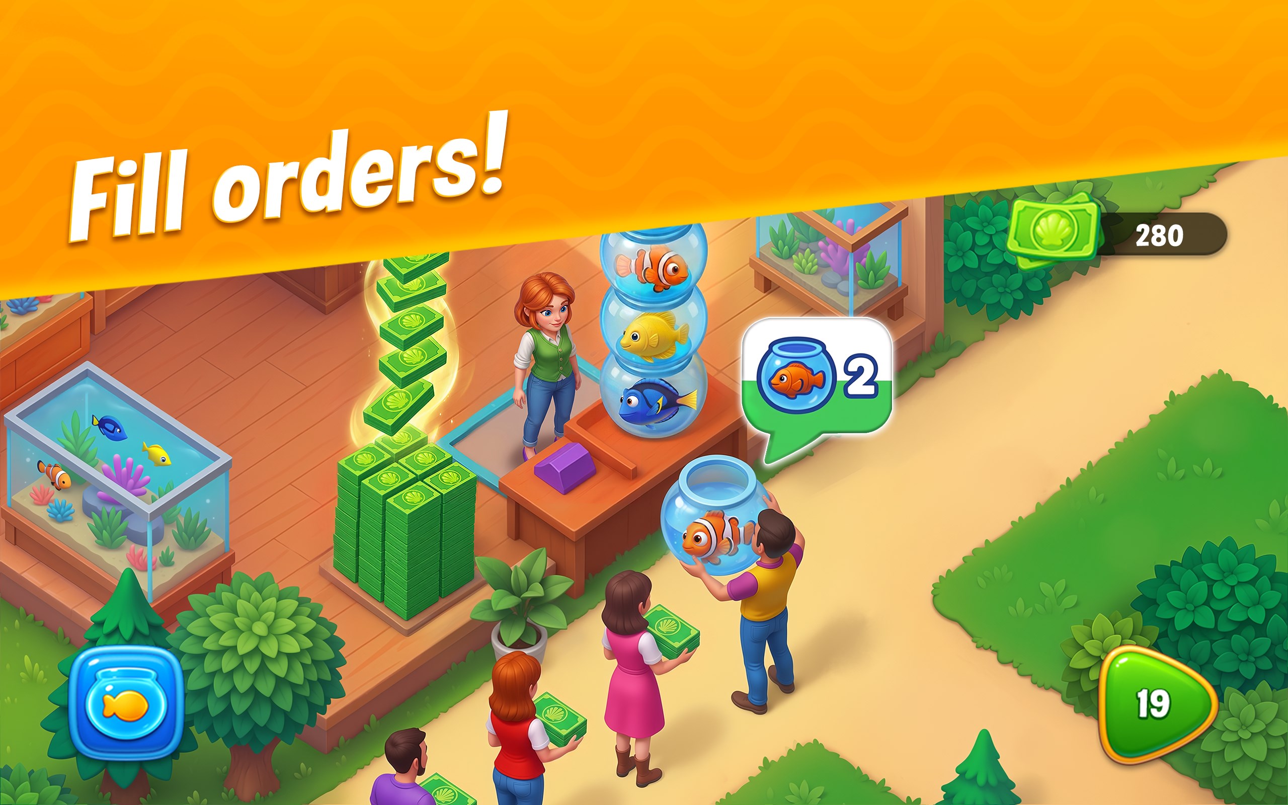 Fishdom screenshot