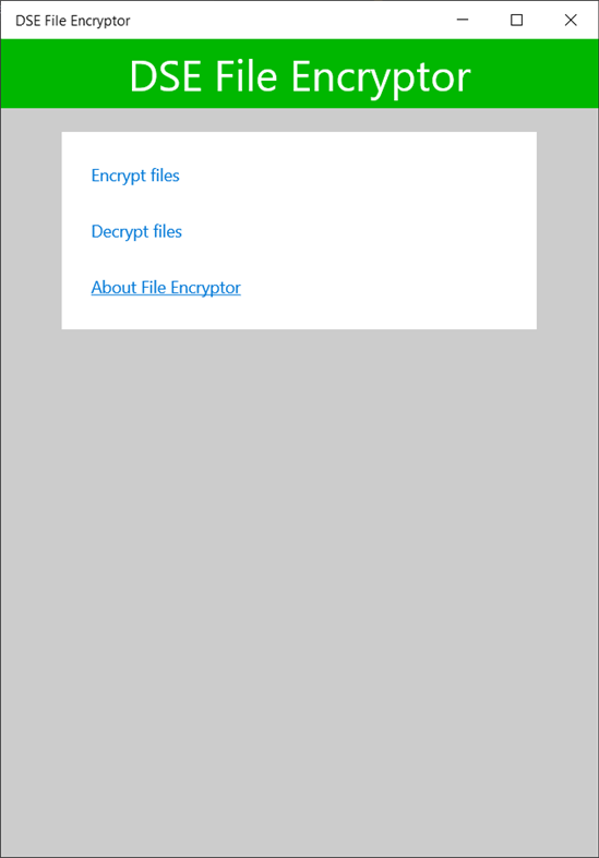 #1. DSE File Encryptor (Windows) By: Data Safety Expert