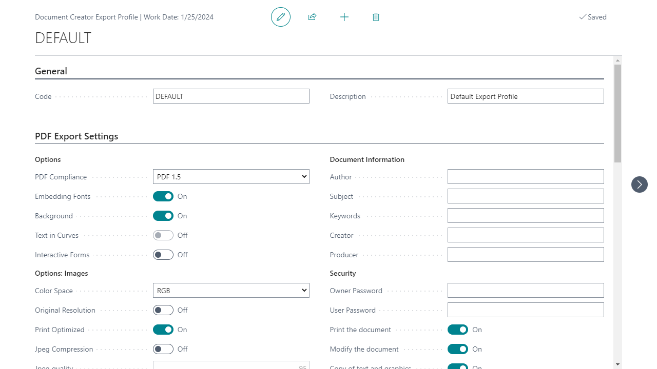Snapshot 4 of Document Creator