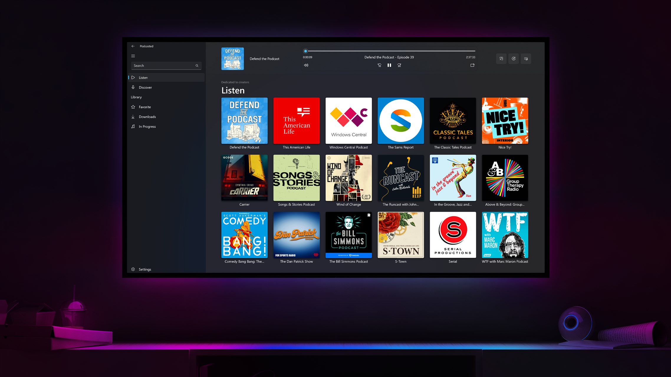 ポッドキャスト - Windows に無料でダウンロードしてインストールする | Microsoft Store