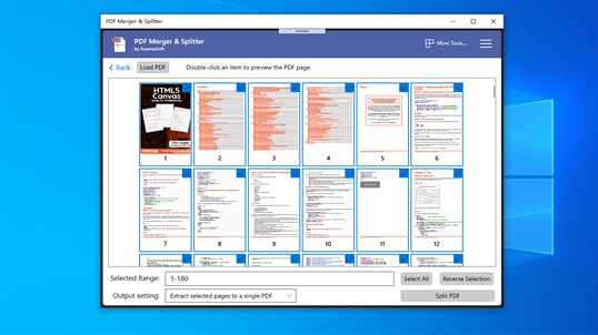 PDF Merger & Splitter: free pdf splitter to extract pdf and combine pdf screenshot