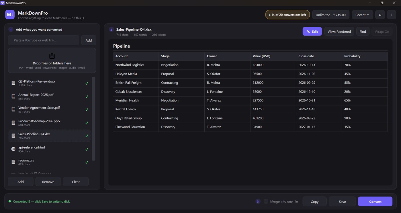 #4. MarkDownPro (Windows) Podle: azoksky