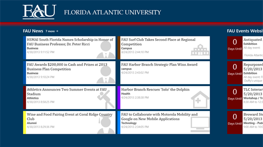 Florida Atlantic University screenshot 1