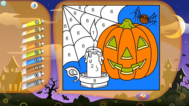 Halloween - Color by Numbers + screenshot 3