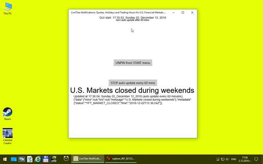 LiveTiles Stocks Notifications screenshot 9