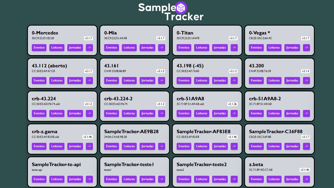 Snapshot 1 of SampleTracker