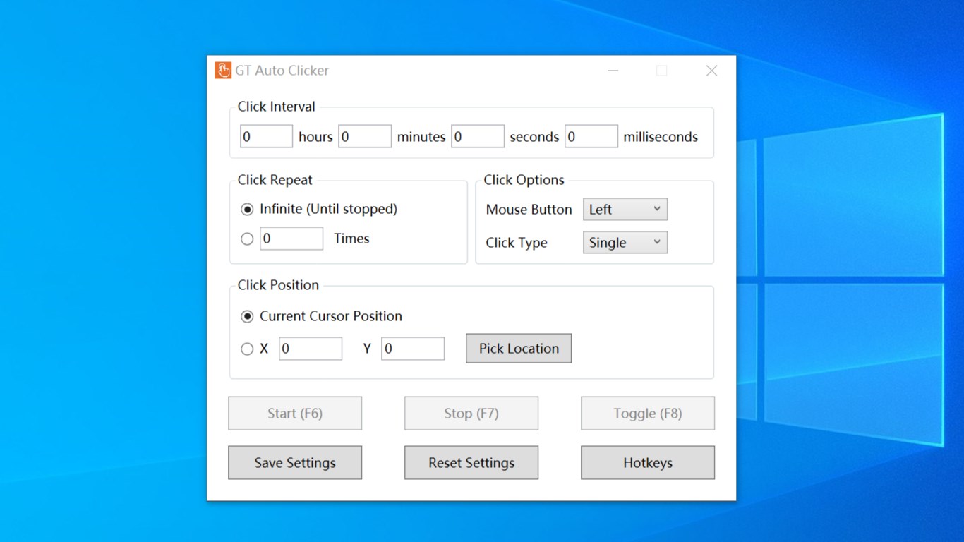 GT Auto Clicker: Бесплатный автоматический клик — Приложения Майкрософт