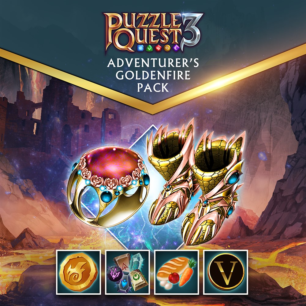 Adventurer’s Goldenfire Pack cover art (full size)