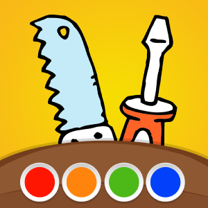 DIY - funny coloring book for boys and girls, adults and kids