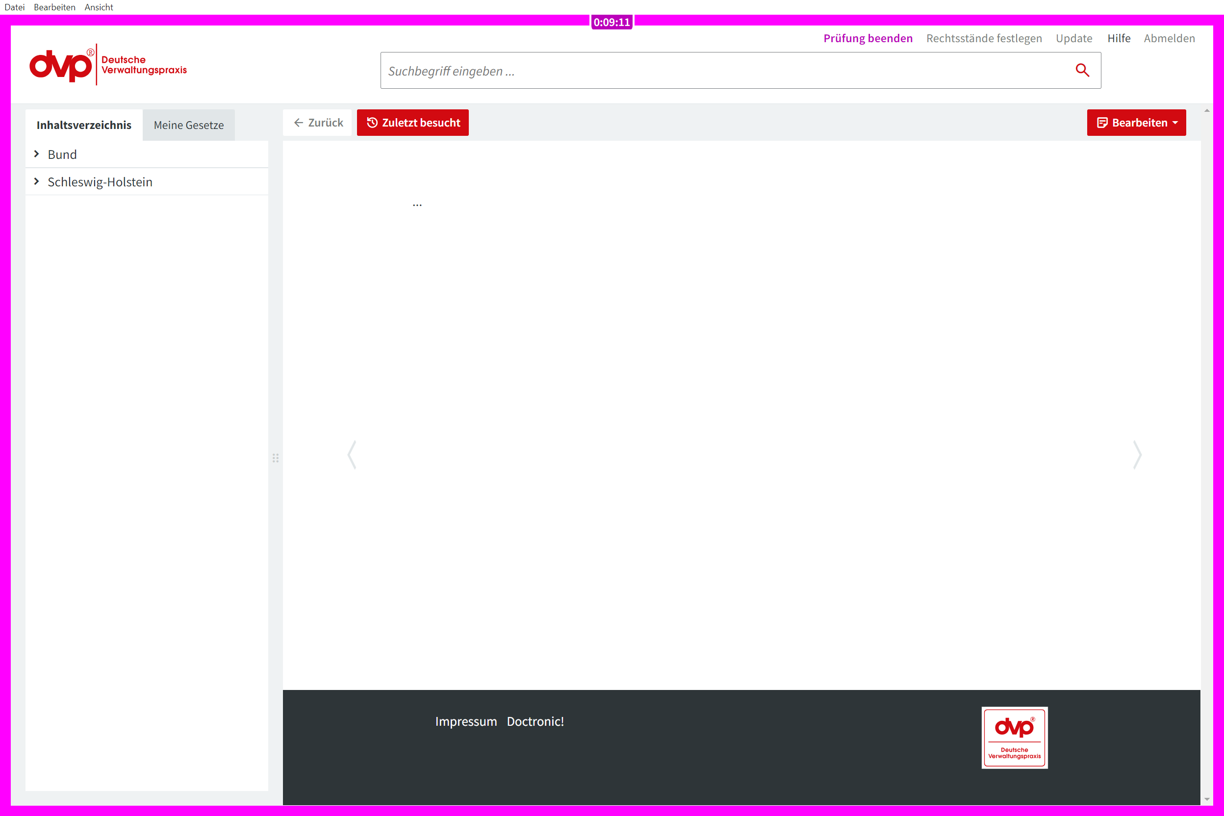 DVP Gesetzes-App screenshot