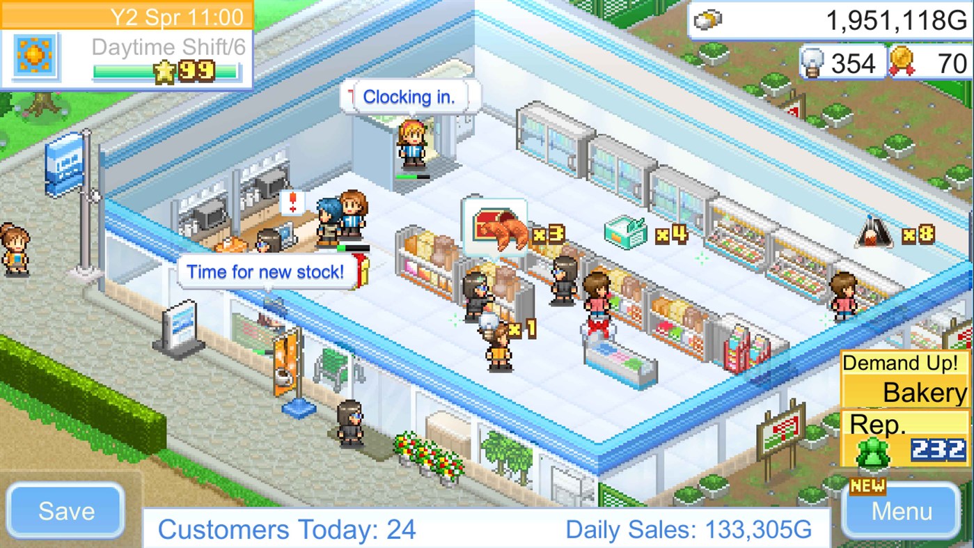 #1. Convenience Stories (Xbox) Podle: Kairosoft