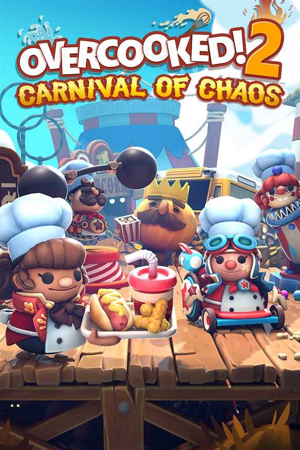 Overcooked! 2 - Carnival of Chaos Xbox Series X|S and Xbox One cover art