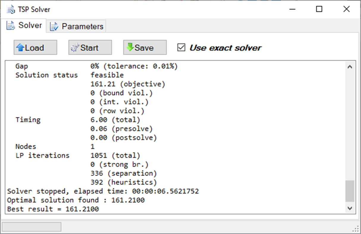 #2. TspSolver (Windows) Podle: shobb@yandex.com