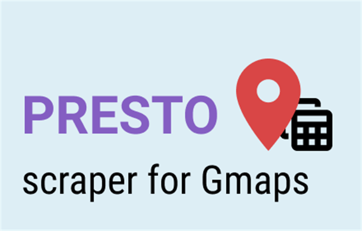 Presto Map Lead Extractor: Google Maps Scraper / Bing Maps Scraper