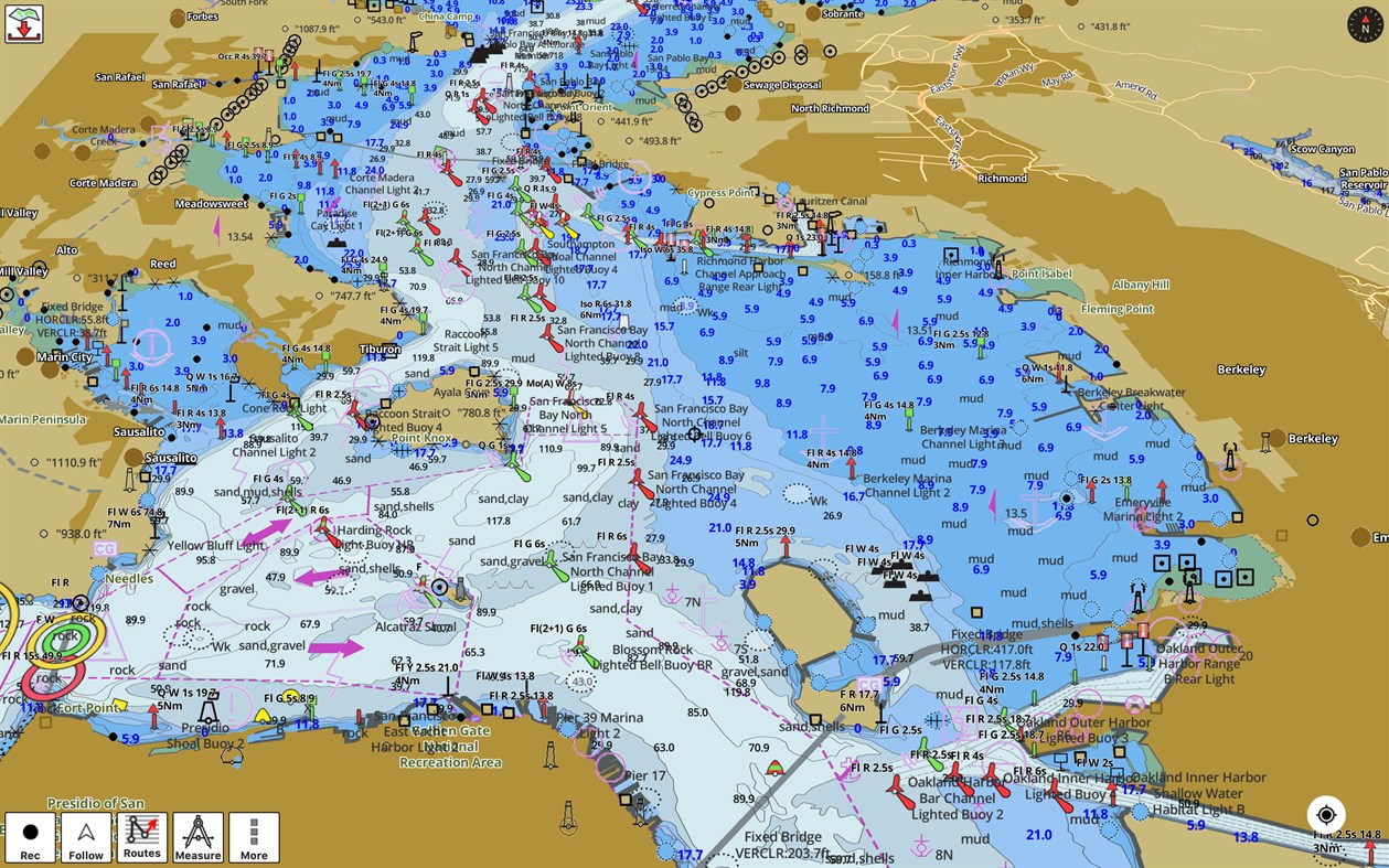 #7. i-Boating : Marine Navigation Charts & Lake Maps GPS (Windows) بواسطة: Bist LLC