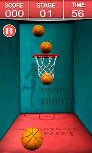 Flick Basketball Shoot 3D screenshot 1