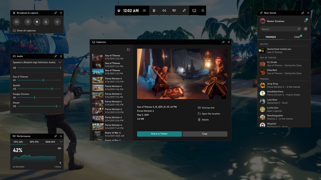 Microsoft releases new Xbox Game Bar app for Windows 10 - Pureinfotech