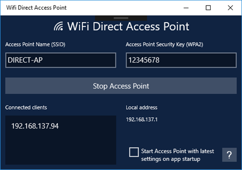 Wifi Direct Access Point Screenshots 1