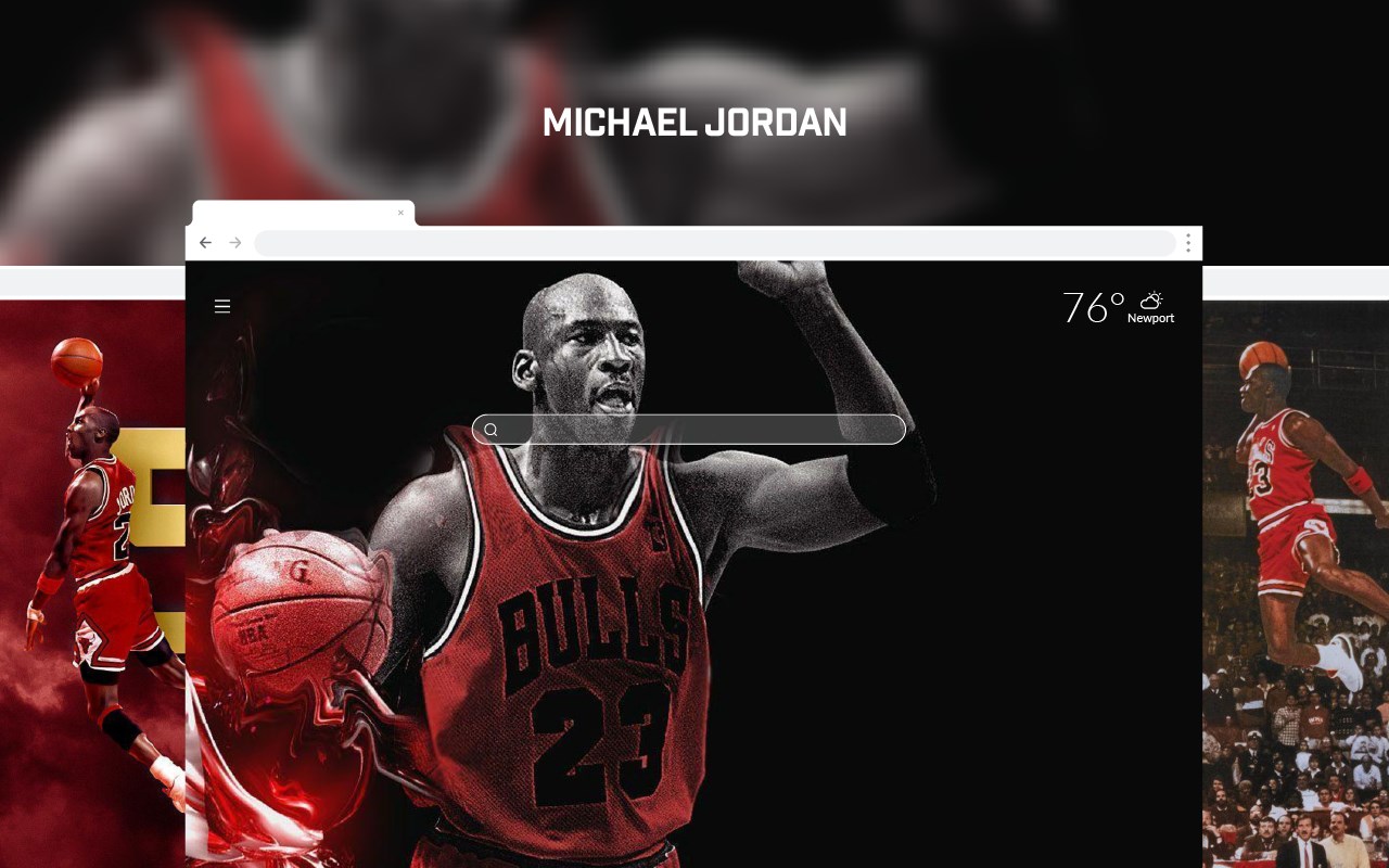 Michael Jordan NBA Basketball HD Theme