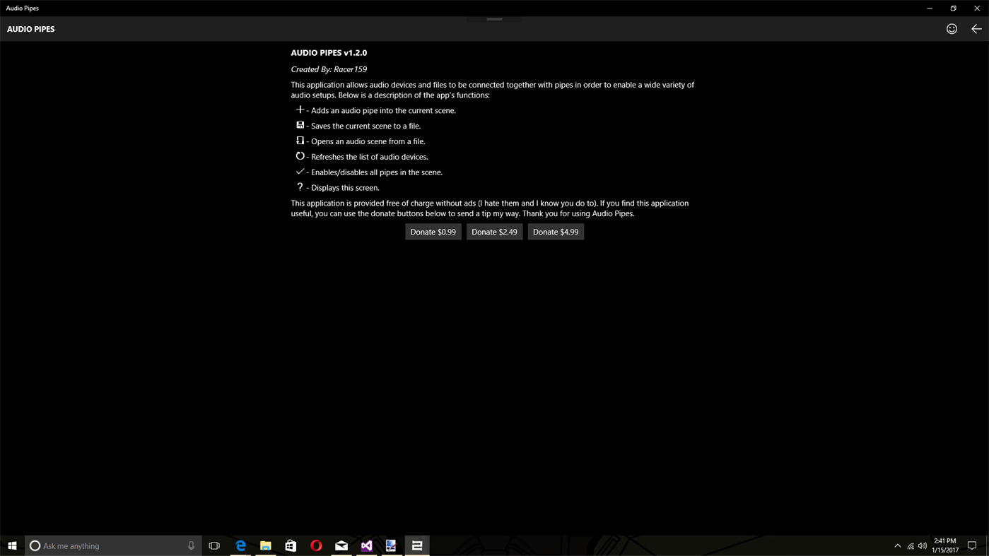 #2. Audio Pipes (Windows) Av: Racer159