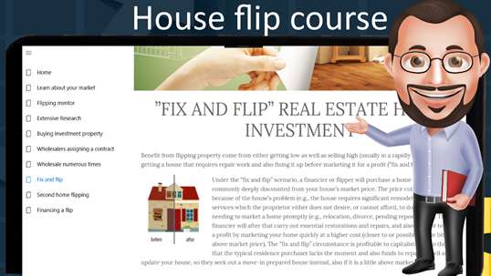 House flip guide - Real estate investing course screenshot 1