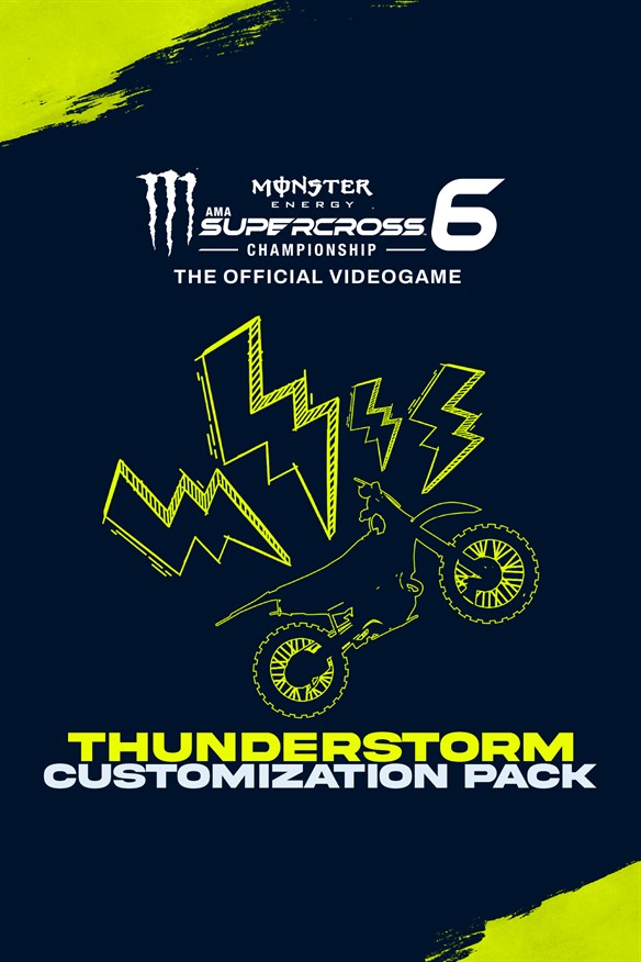 Monster Energy Supercross 6 - Customization Pack Thunderstorm Xbox Series X|S and Xbox One cover art
