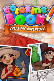 Coloring Book: Treasure Adventure