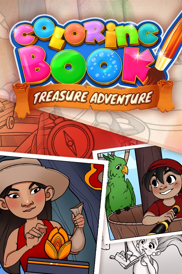 Coloring Book: Treasure Adventure Xbox Series X|S and Xbox One cover art