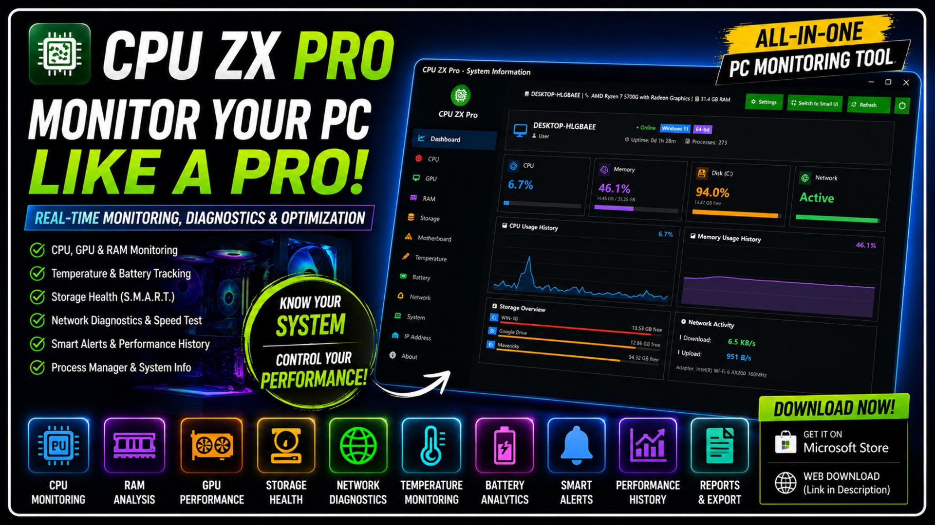 CPU ZX Pro - Download and install on Windows | Microsoft Store