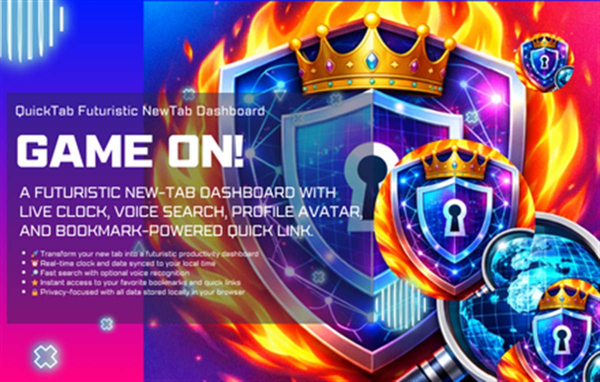 QuickTab Futuristic NewTab Dashboard
