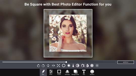 Instant Square Photo Editor screenshot 1