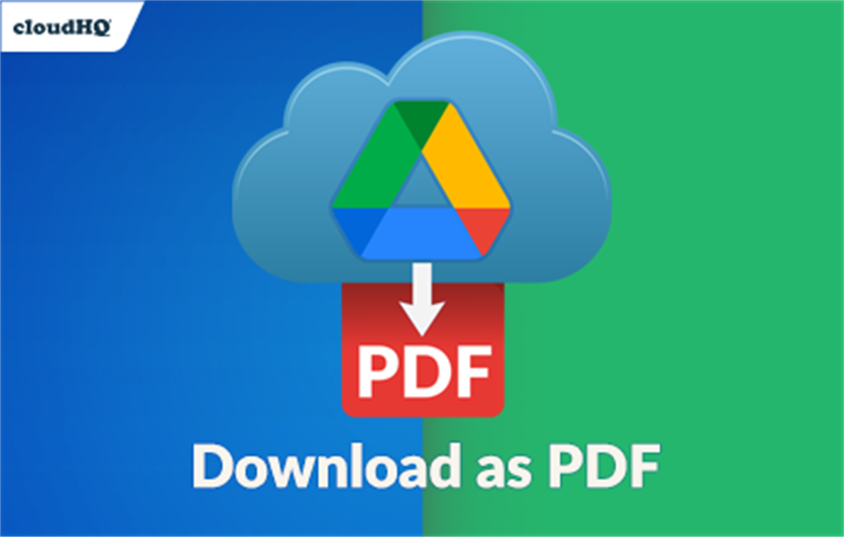 Download Files as PDF by cloudHQ