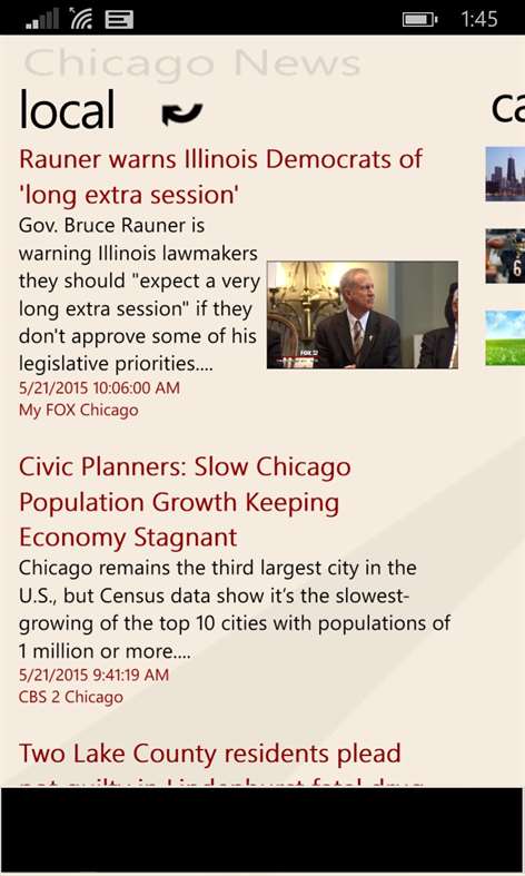 Chicago News Screenshots 2