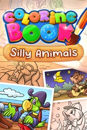 Coloring Book: Silly Animals