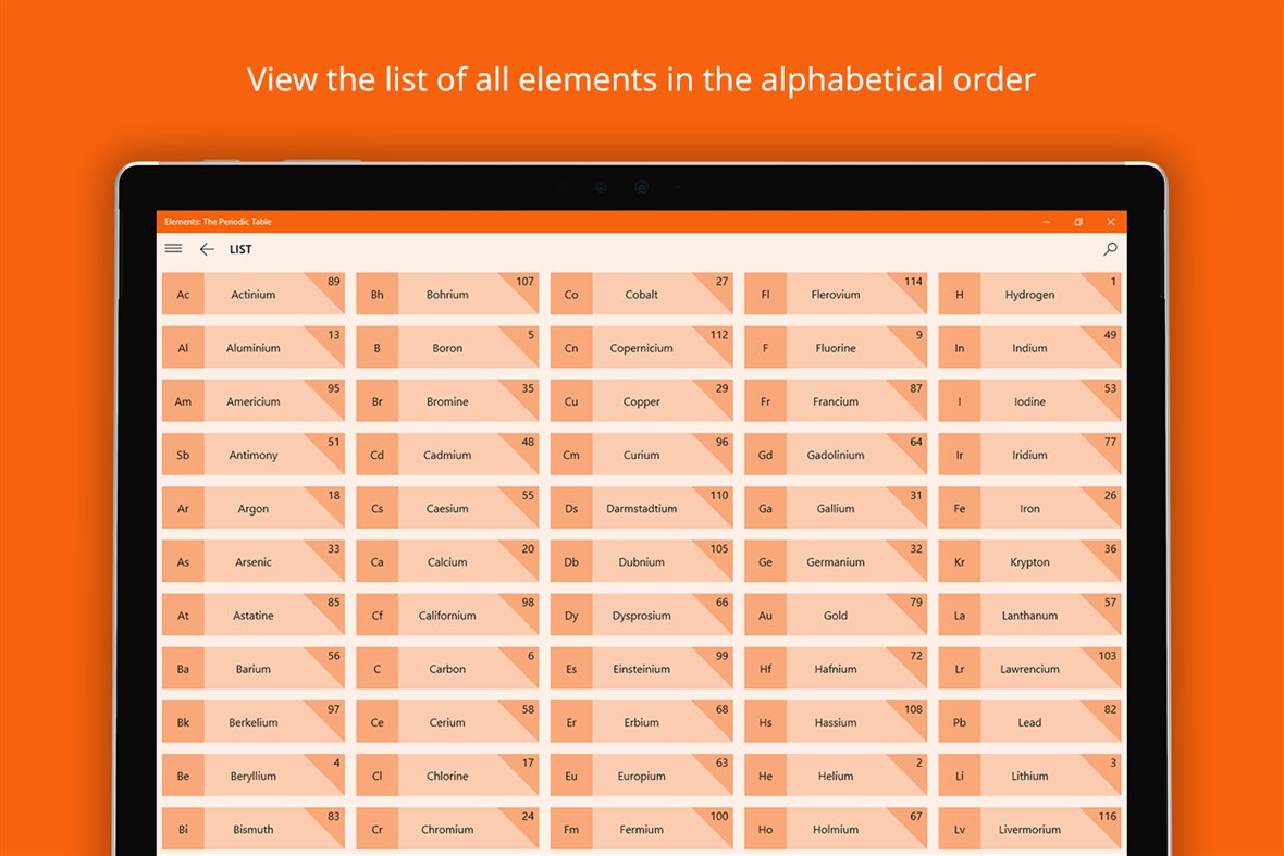 #4. Elements: The Periodic Table (Windows) 게시자: Naveen CS