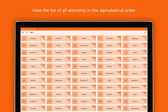 Elements: The Periodic Table screenshot 4
