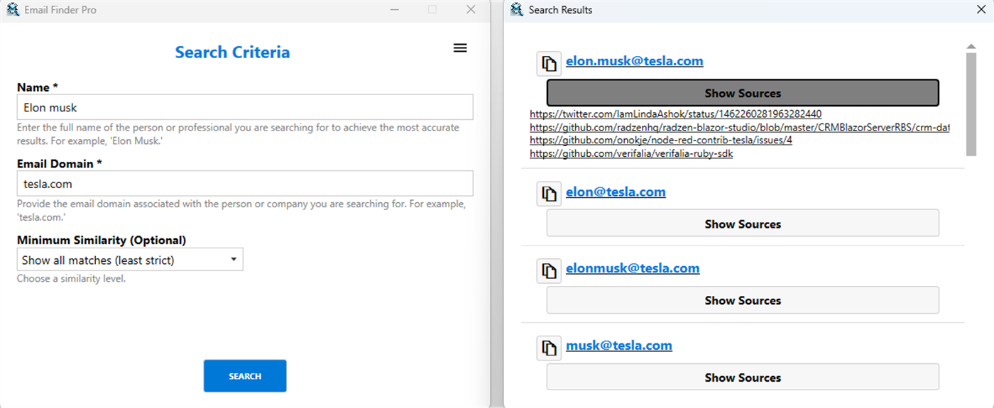 Email Finder Pro screenshot 2