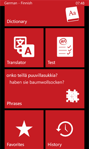 German - Finnish screenshot 1
