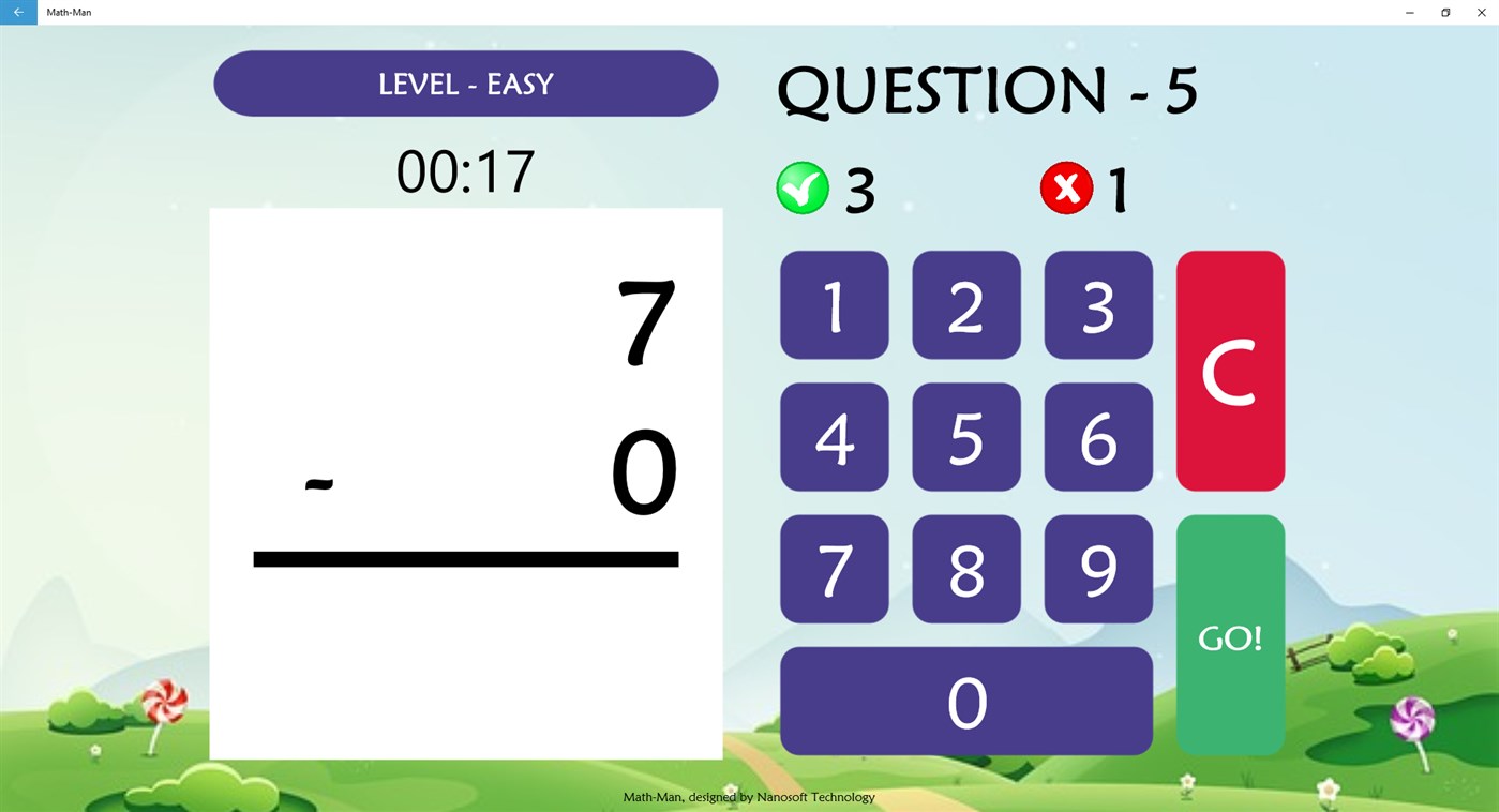 #3. Math-Man (Windows) โดย: nanosoft-india.com