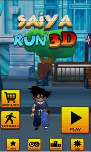 Super Saiya Run 3D screenshot 2