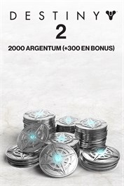 2000 (+ 300 en bonus) Argentum de Destiny 2 (PC)