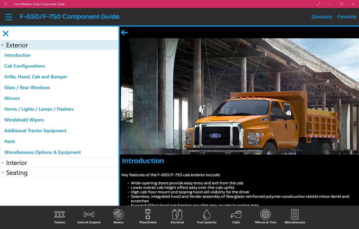 #2. Ford Medium Duty Component Guide (Windows) Podle: Alteris Group LLC