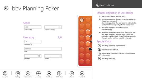 bbv Planning Poker screenshot 5