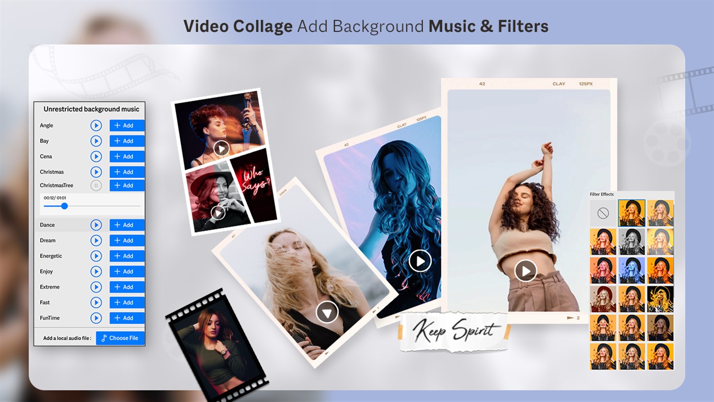 #4. Video Collage - Photo Grid Maker (Windows) By: White Peacock