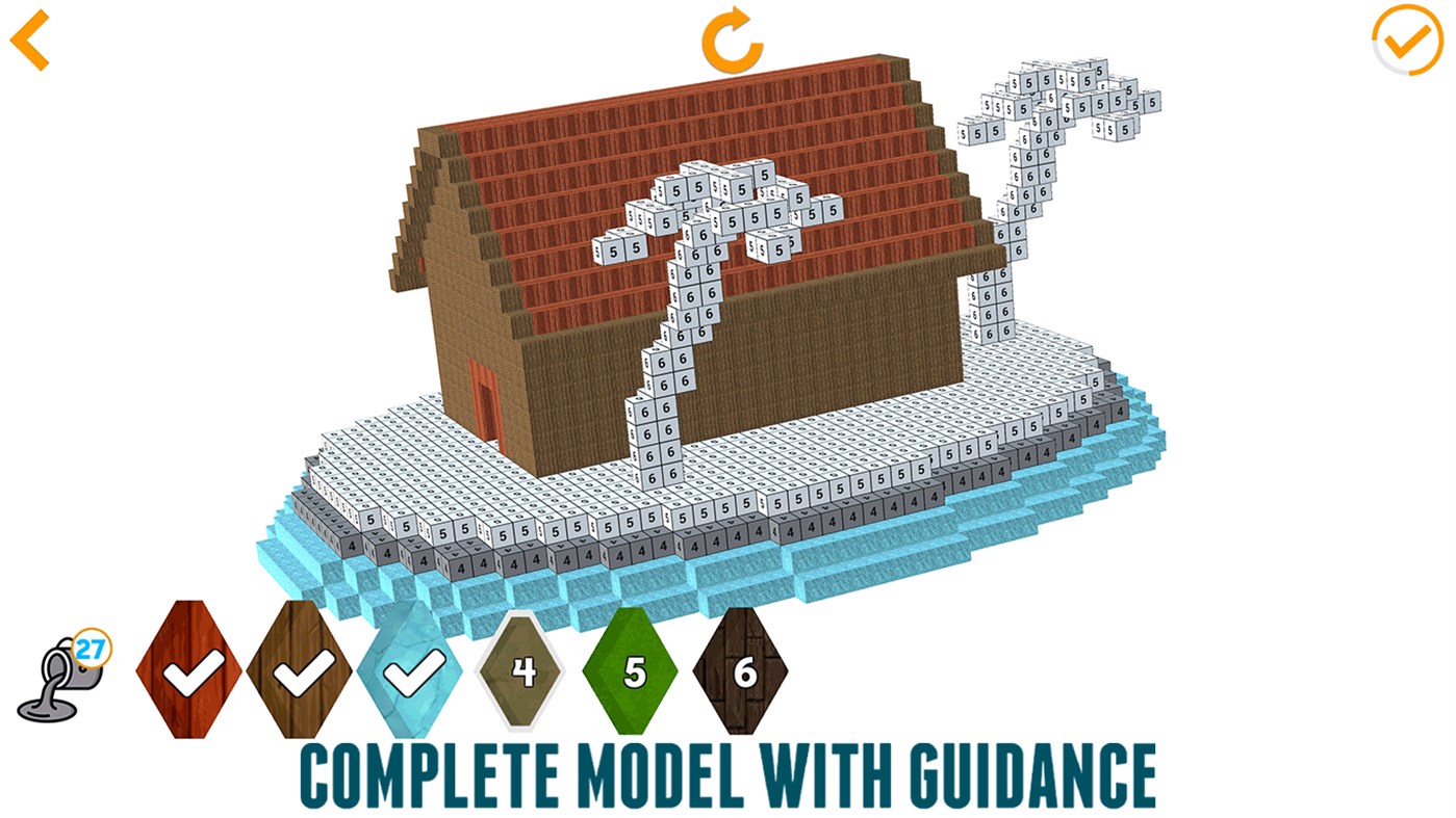 #2. Block Craft Pixel Art 3D House Painting (Windows) Av: Margala Games