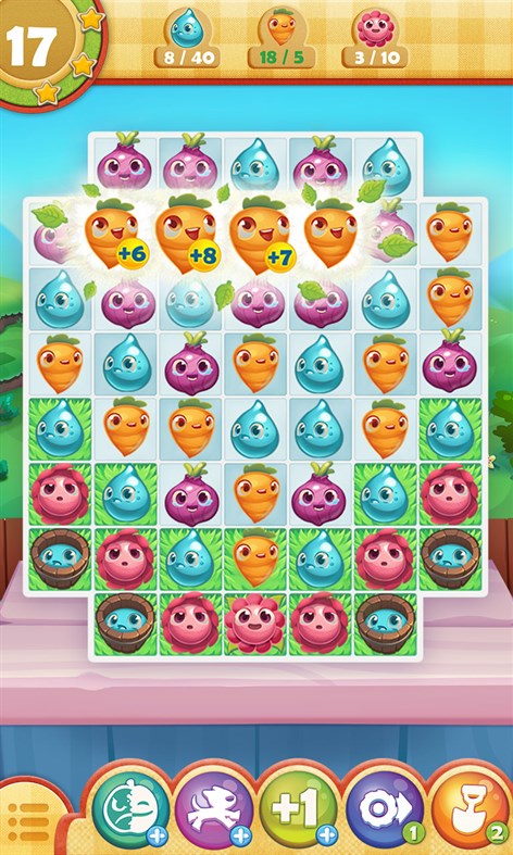 #2. Farm Heroes Saga (Windows) Oleh: king.com