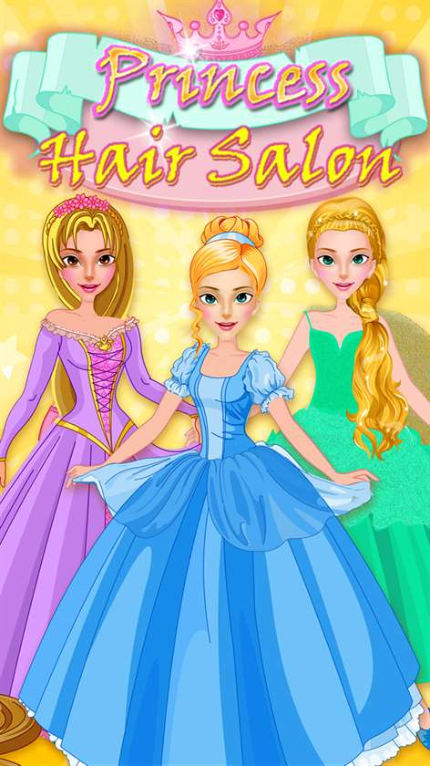 Princess Hair Salon - Fashion Makeover Girls Game Screenshots 1