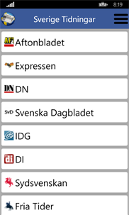 Sverige Tidningar screenshot 1